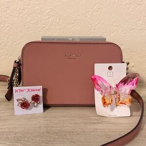 Kate Spade Cameron Double Zip Crossbody Bag Bundle